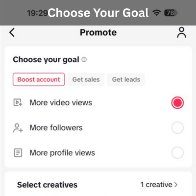 Choose your goal
