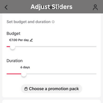 Adjust the sliders